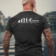 Joueur De Tennis De Table Athlète De Ping-Pong Evolution T-shirt imprimé au dos Cadeaux pour les vieillards