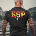 Karate Esp Bandera De España Y Shotokan Artes Marciales Camiseta Hombre Estampado Espalda Regalos para ancianos