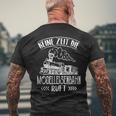 Keine Zeit Die Modellahnahn Rahn Ruft Trag Locomotive T-Shirt mit Rückendruck Geschenke für alte Männer