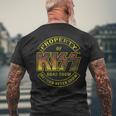 Kiss Property Of Kiss T-Shirt mit Rückendruck Geschenke für alte Männer
