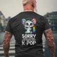 Kpop Items Bias Lemur Korean Pop Tie Dye Fan Merchandise T-Shirt mit Rückendruck Geschenke für alte Männer