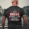 Kurwa Polish Poland T-Shirt mit Rückendruck Geschenke für alte Männer