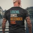 Legend Since December 1983 41 Years T-Shirt mit Rückendruck Geschenke für alte Männer