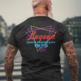 Legend Since February 1973 Camiseta Hombre Estampado Espalda Regalos para ancianos