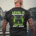 Level 11 Years Birthday Young Gamer 2014 Birthday T-Shirt mit Rückendruck Geschenke für alte Männer