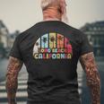 Long Beachintage California Beach Rétro Coucher De Soleil T-shirt imprimé au dos Cadeaux pour les vieillards