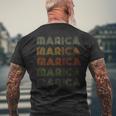 Love Heart Marica GrungeVintage Style Negro Marica Camiseta Hombre Estampado Espalda Regalos para ancianos