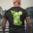 Lustige Kubanische Nacht Mit Diesem Coolen Mojito-Cocktail-Kostüm T-Shirt mit Rückendruck Geschenke für alte Männer