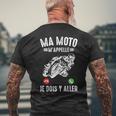 Ma Moto M'appelle Moto Gp Courses Motos Motard Humour T-shirt imprimé au dos Cadeaux pour les vieillards
