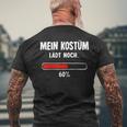 Mein Kostümladen Noch Ladebalken For Nerd Carnival T-Shirt mit Rückendruck Geschenke für alte Männer