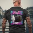 Même Les Méchants Obtiennent Un Chat Saddies Curly T-shirt imprimé au dos Cadeaux pour les vieillards