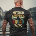 Mexico 2025 Squad Tropical Beach Family Vacation Matching Men's T-shirt Back Print Gifts for Old Men