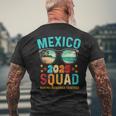 Mexico Squad 2025 Matching Vacation Trip Friends Reunion Men's T-shirt Back Print Gifts for Old Men