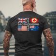 Military Humor Veteran Brotherhood Tank Top Men's Back Print T-Shirt Gifts for Old Men
