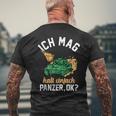 Military Tank Driver T-Shirt mit Rückendruck Geschenke für alte Männer