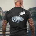 Milkyway Milky Way Milk Universe Space T-Shirt mit Rückendruck Geschenke für alte Männer