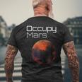 Occupy Mars Planet Mars Conquer T-Shirt mit Rückendruck Geschenke für alte Männer