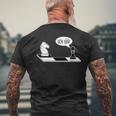 Och Nöö Chess Player T-Shirt mit Rückendruck Geschenke für alte Männer