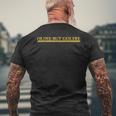 Oldie But Goldie Gag Golden Lettering Grandpa Dad T-Shirt mit Rückendruck Geschenke für alte Männer