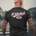 Oldschool 1972Intage Birthday S T-Shirt mit Rückendruck Geschenke für alte Männer