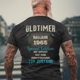 Oldtimer Baujahr 1965 58Th Birthday T-Shirt mit Rückendruck Geschenke für alte Männer