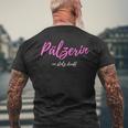 Pälzerin Un Stolz Druff Palatine And Proud Drauf T-Shirt mit Rückendruck Geschenke für alte Männer