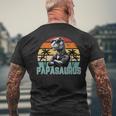 Papasaurus RexRex Dinosaurio Papa Saurus Diseño De Camiseta Hombre Estampado Espalda Regalos para ancianos
