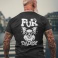 Papillonierbeiner Hund Hunderasse Papillon T-Shirt mit Rückendruck Geschenke für alte Männer