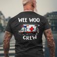 Paramedic Ambulance Wee Woo Crew T-Shirt mit Rückendruck Geschenke für alte Männer