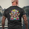 Paresseux Hippie Signe De La Paix Fête Des Années 70 Et Costume Des Années 60 Années 70 T-shirt imprimé au dos Cadeaux pour les vieillards
