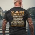 Pearl Wedding Anniversary 30Th Anniversary Married T-Shirt mit Rückendruck Geschenke für alte Männer