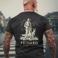 Peinard Loin Des Connards Humour Chasseur Drôle Chasse Homme T-shirt imprimé au dos Cadeaux pour les vieillards