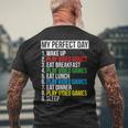 My Perfect Dayideo Games Cool Gamer T-Shirt mit Rückendruck Geschenke für alte Männer