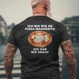 Pizza Margherita T-Shirt mit Rückendruck Geschenke für alte Männer