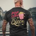 Popcorn Snack Cinema Sweet Salty Popcorn T-Shirt mit Rückendruck Geschenke für alte Männer