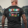 Proud Dietary Supervisor Men's Back Print T-Shirt Gifts for Old Men