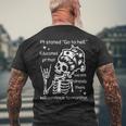Pt Stated Go To Hell Educated Pt That We Are Already Men's T-shirt Back Print Gifts for Old Men