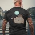 Pusheen Hey With Pip T-Shirt mit Rückendruck Geschenke für alte Männer