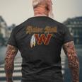 Raise Hail W Feather Washington Feather Men's T-shirt Back Print Gifts for Old Men