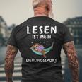 Reading Books Chain Reader Bookworm Book Lovers Saying T-Shirt mit Rückendruck Geschenke für alte Männer