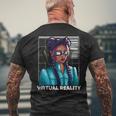 Realidadirtual Japonés Samurai Katana Chica Gamer Gaming Camiseta Hombre Estampado Espalda Regalos para ancianos