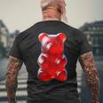 Red Gummy Bear T-Shirt mit Rückendruck Geschenke für alte Männer