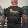 Renard Forêt Nature Amoureux Montagnes Camping Chasse T-shirt imprimé au dos Cadeaux pour les vieillards