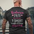 Rentnerin 2025 Retirement Retirement 2025 T-Shirt mit Rückendruck Geschenke für alte Männer