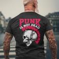 Rock And Roll Musik & Festival I Damen & Herren Punk Is Not Dead I Punker & Anarquía Para Punk Rock Small Camiseta Hombre Estampado Espalda Regalos para ancianos