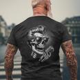 Rockabilly Herren T-Shirt mit Rückendruck Geschenke für alte Männer