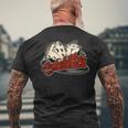 Rockabilly Rock Music Retro Cubeinyl 1950S Rocker T-Shirt mit Rückendruck Geschenke für alte Männer