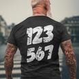 Salsa 123567 Salsa Dance Camiseta Hombre Estampado Espalda Regalos para ancianos