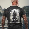 Samouraï Japonais Tokyo D'inspiration Asiatique T-shirt imprimé au dos Cadeaux pour les vieillards