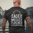 With Saws Trade Fairs Diy Craftsman T-Shirt mit Rückendruck Geschenke für alte Männer